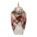 140x140CM Women warm neck Square scarf fashion plaid winter scarves